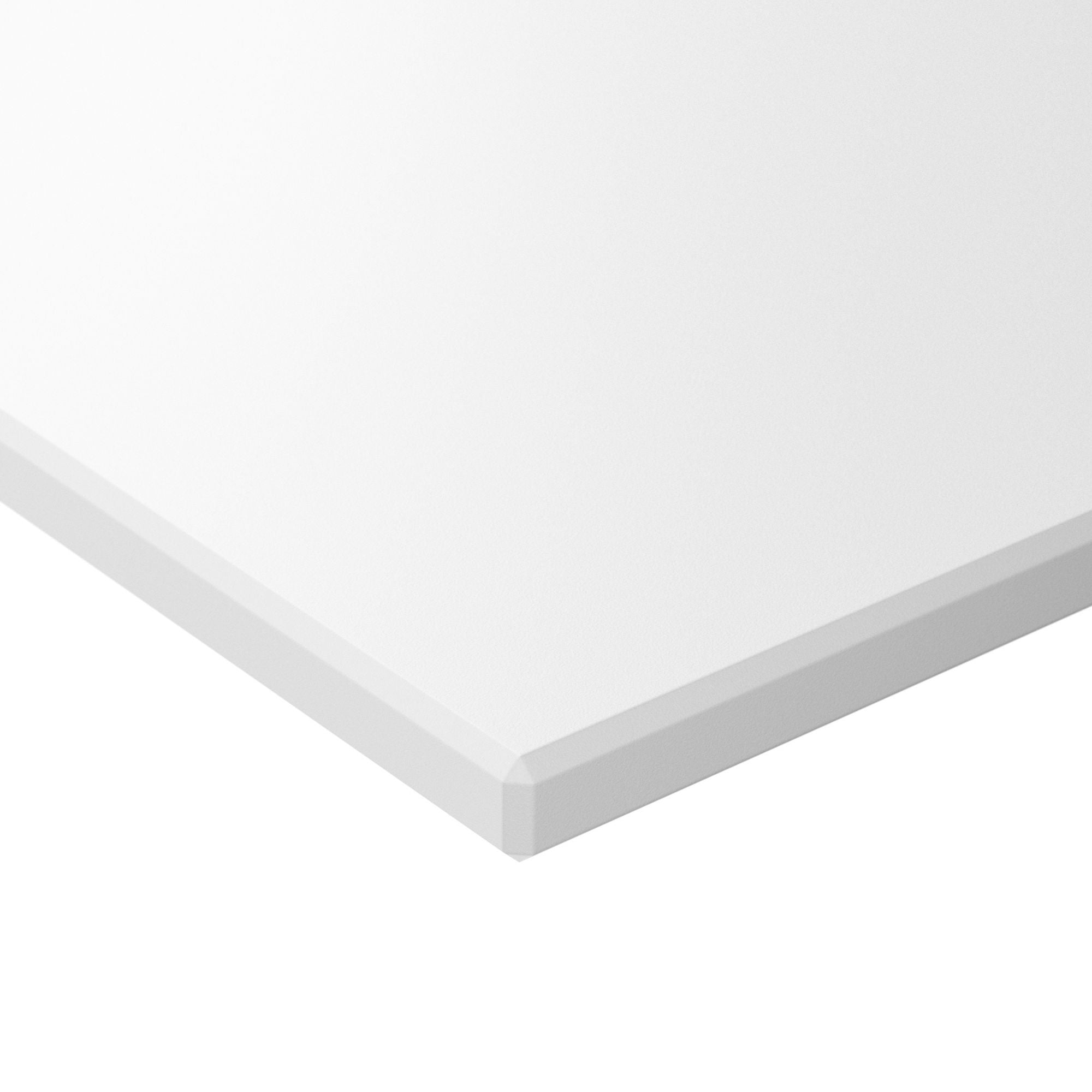 INR AIR Unlimited Benkeplate Måltilpasset Opp til 2408mm Plain white satin / 80cm INR Iconic Nordic Rooms Benkeplate bad INR-368013