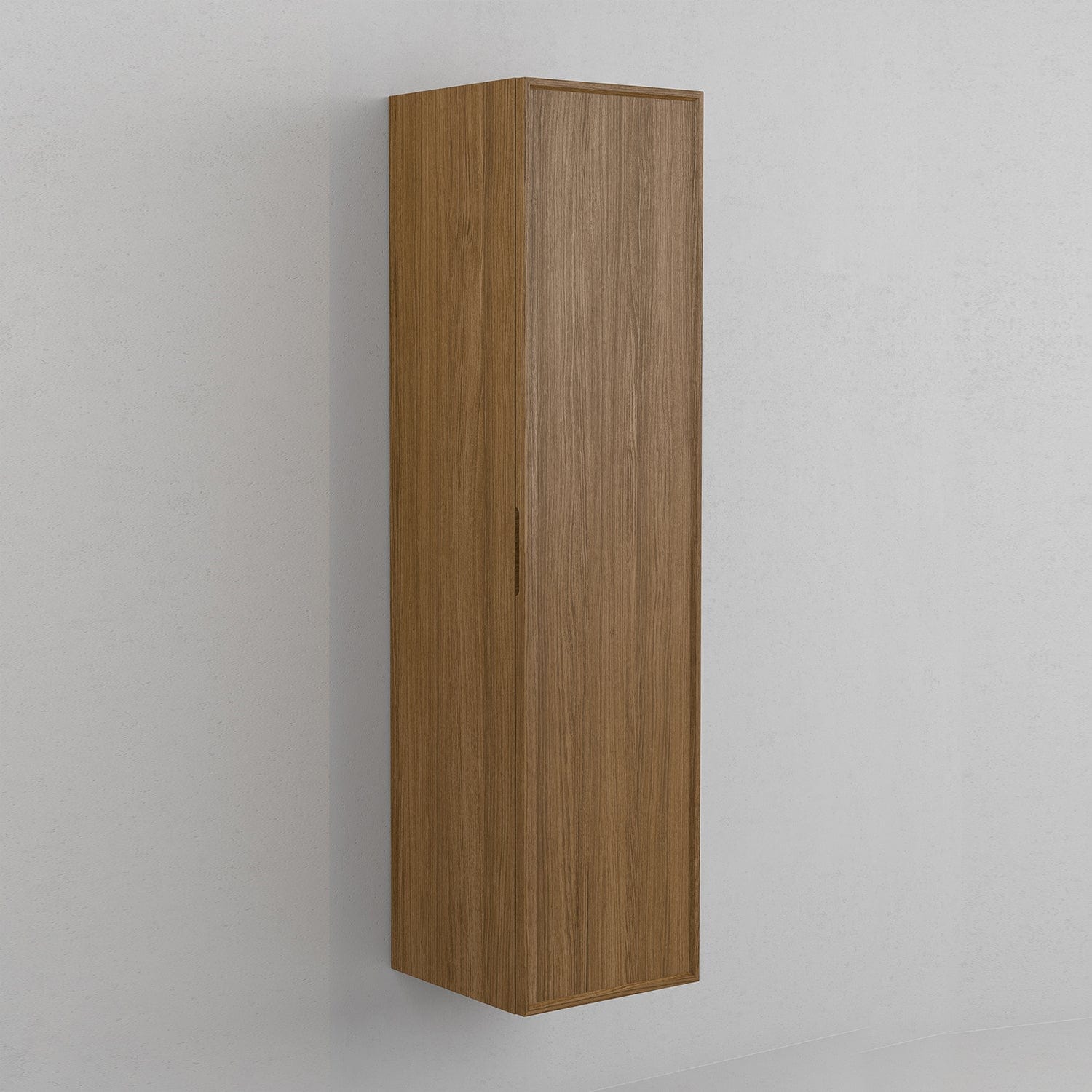 INR AIR Wood Høyskap 5 Hyller B400xH1600xD409mm Dark oak / 40cm / Høyrehengslet INR Iconic Nordic Rooms Høyskap bad INR-364838H