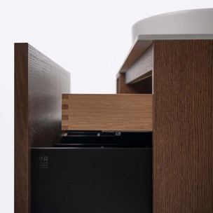 INR Air Wood Servantskap Hel front med 2 skuffer og 1 dør