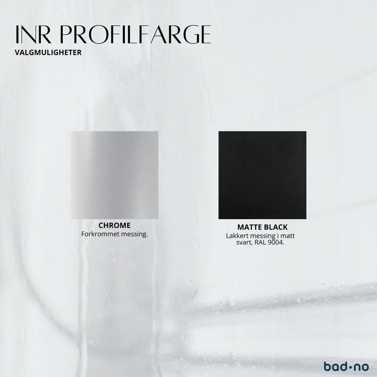 INR ARC 20 Frame Skjermvegg Standardmål