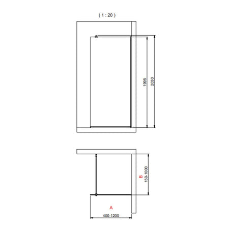 INR ARC 20 Frame Skjermvegg Standardmål