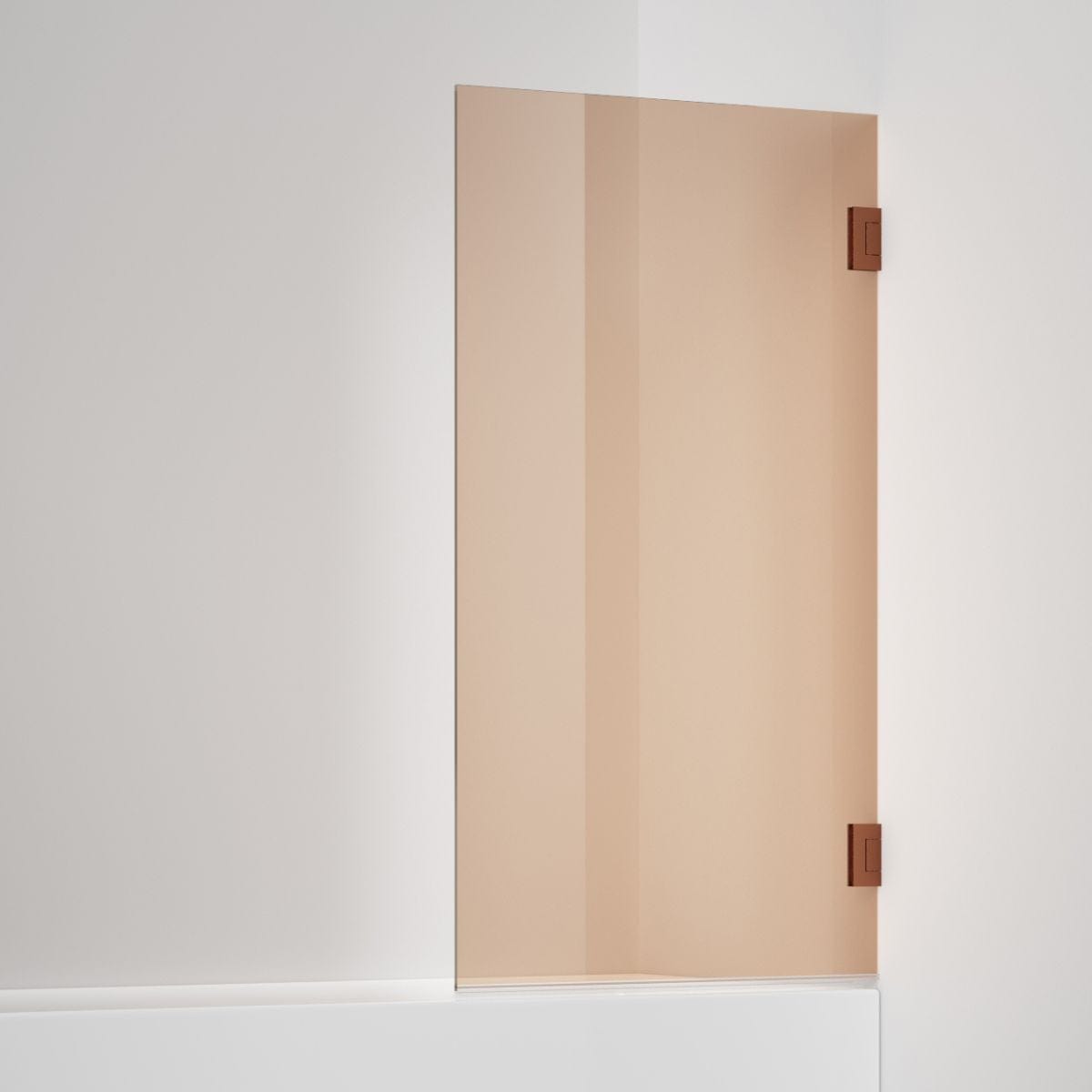 INR Badekarvegg ARC 17 Original Måltilpasset Brushed bronze / Måltilpasset / Bronse glass INR Iconic Nordic Rooms Badekarvegg INR-11742600