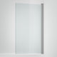 INR Badekarvegg LINC 17 Original Matt aluminium / 80cm / Klart glass INR Iconic Nordic Rooms Badekarvegg INR-51702980