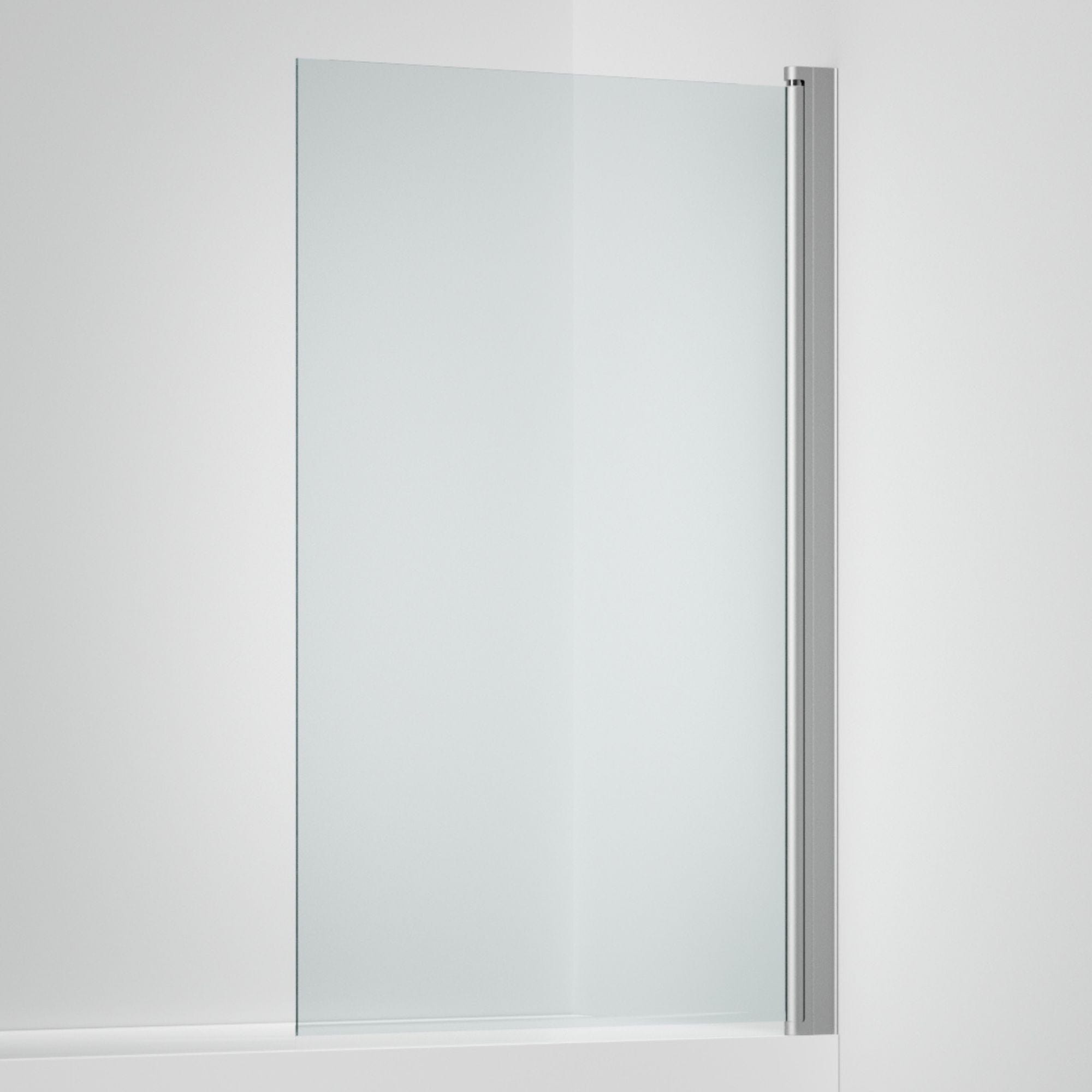 INR Badekarvegg LINC 17 Original Matt aluminium / 80cm / Klart glass INR Iconic Nordic Rooms Badekarvegg INR-51702980