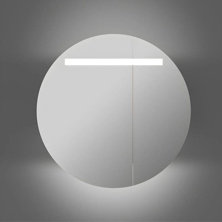 INR CIRC Ø80 Speilskap med Regulerbar belysning