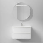 INR CIRC Ø80 Speilskap med Regulerbar belysning