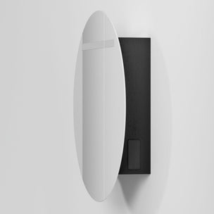 INR CIRC Ø80 Speilskap med Regulerbar belysning