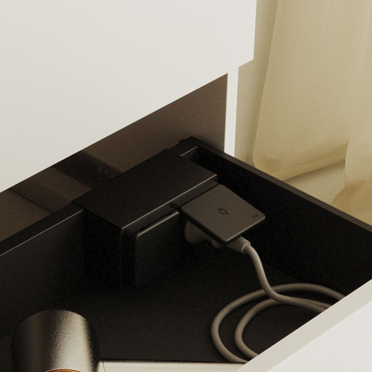 INR Core Plus Power Dobbel Stikkontakt 60cm INR Iconic Nordic Rooms Tilbehør møbler INR-376919