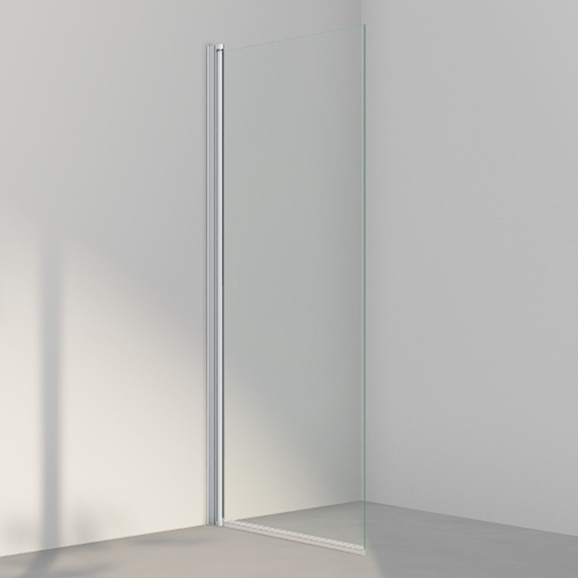 INR Dusjdør LINC 19 Original Matt aluminium / 89,5cm / Klart glass INR Iconic Nordic Rooms Dusjdør INR-51902990