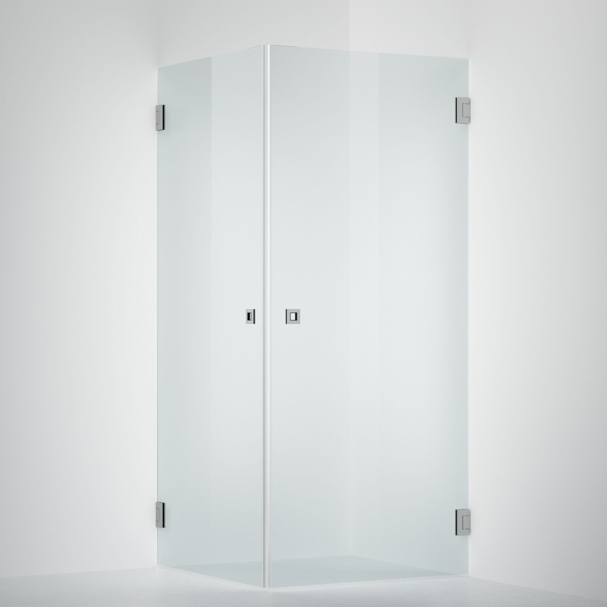 INR Dusjhjørne ARC 12 Original Brushed stainless / 80x80cm / Timeless klart glass INR Iconic Nordic Rooms Dusjhjørne INR-11211488