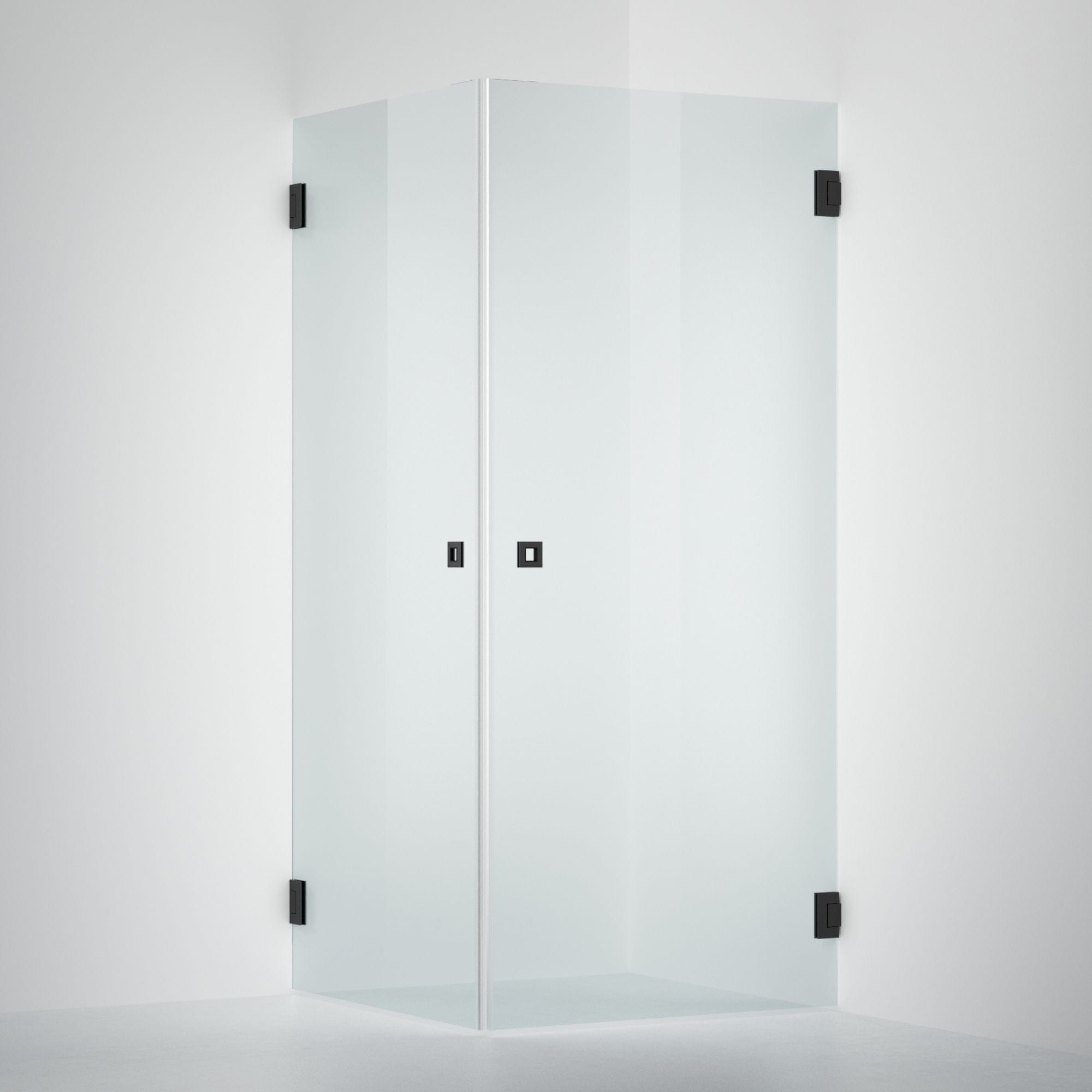 INR Dusjhjørne ARC 12 Original Svart matt / 80x80cm / Timeless klart glass INR Iconic Nordic Rooms Dusjhjørne INR-11211188