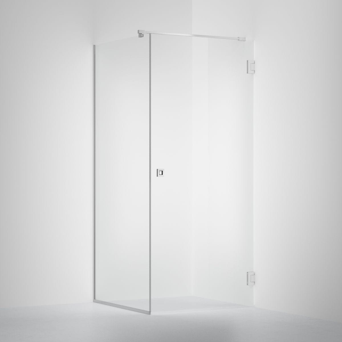 INR Dusjhjørne ARC 13 Frame Måltilpasset Krom / Måltilpasset / Opal klart glass INR Iconic Nordic Rooms Dusjhjørne INR-113112300