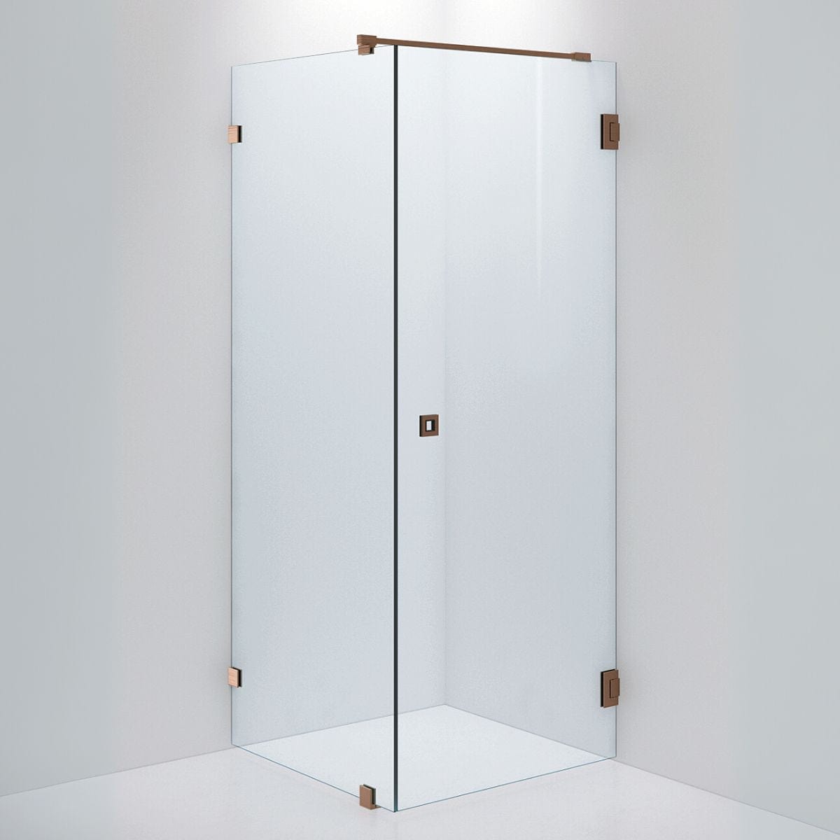 INR Dusjhjørne ARC 13 Original Brushed bronze / 80x80cm / Timeless klart glass INR Iconic Nordic Rooms Dusjhjørne INR-11311688