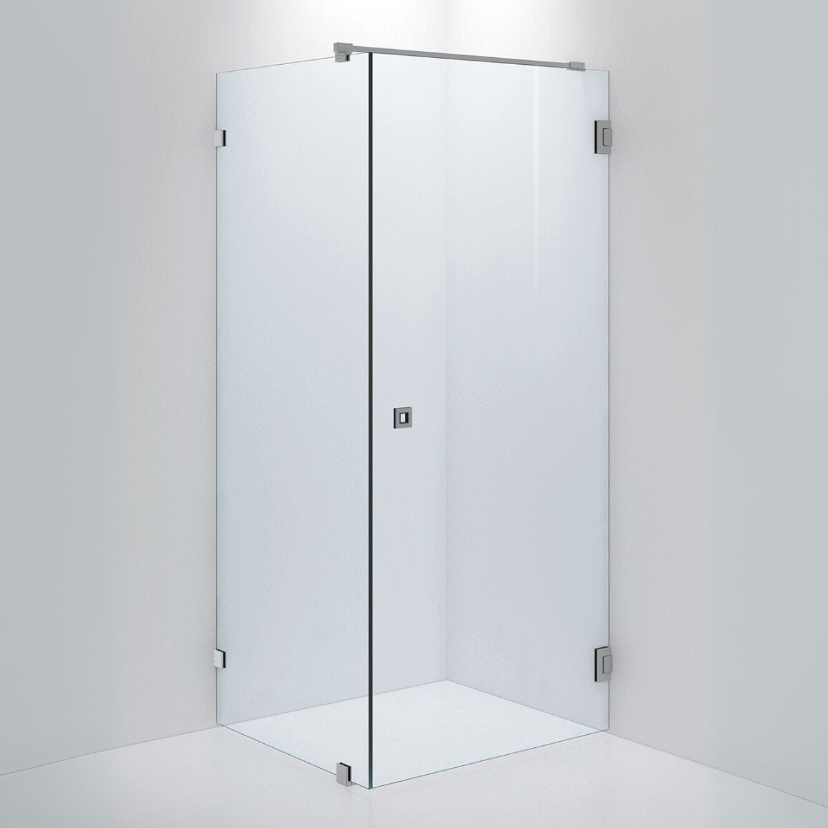 INR Dusjhjørne ARC 13 Original Brushed stainless / 80x90cm / Timeless klart glass INR Iconic Nordic Rooms Dusjhjørne INR-11311489