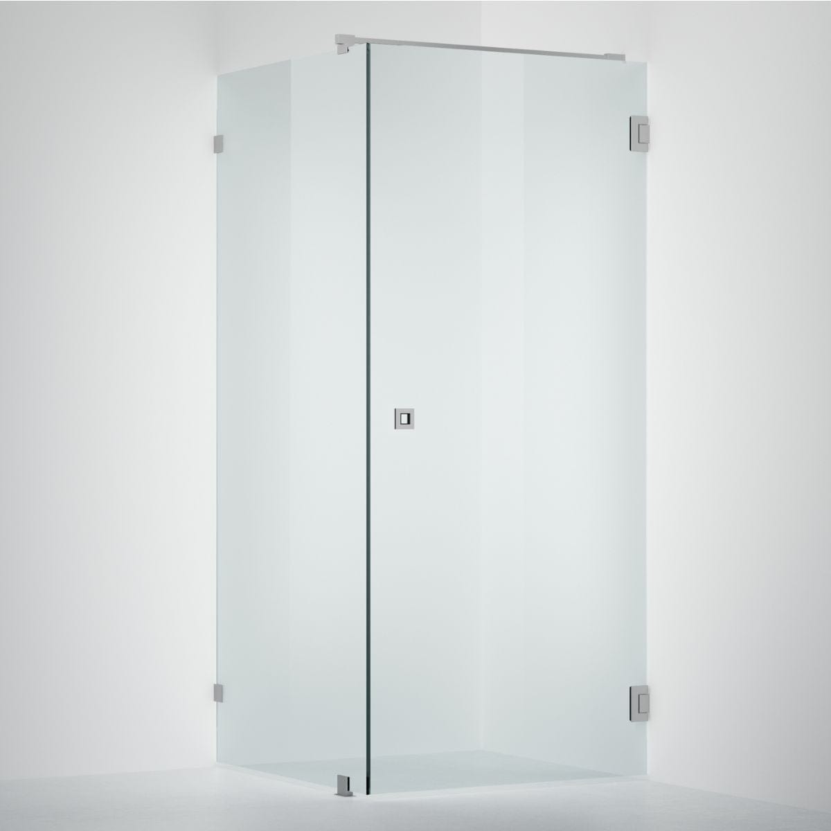 INR Dusjhjørne ARC 13 Original Brushed stainless / 90x90cm / Timeless klart glass INR Iconic Nordic Rooms Dusjhjørne INR-11311499