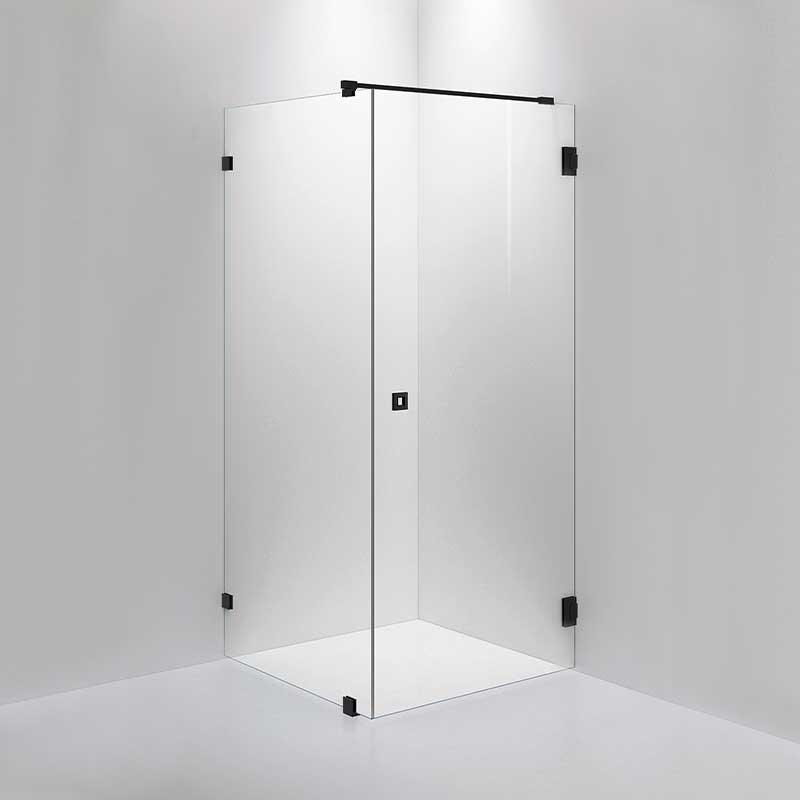 INR Dusjhjørne ARC 13 Original Svart matt / 80x90cm / Klart glass INR Iconic Nordic Rooms Dusjhjørne INR-11302189