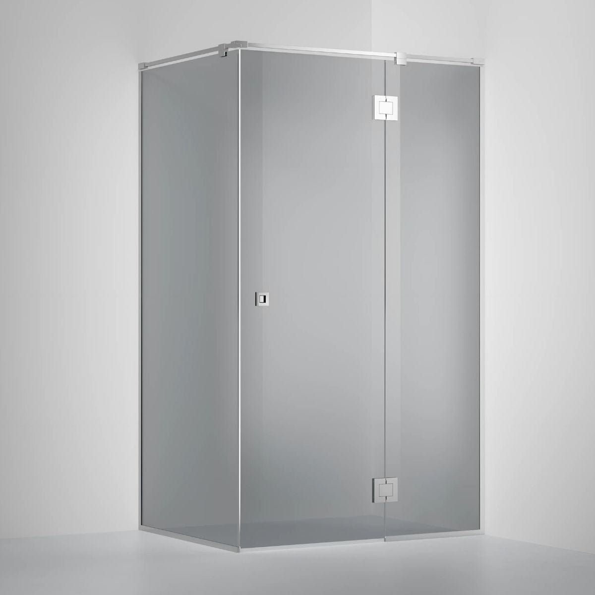 INR Dusjhjørne ARC 15 Frame Måltilpasset Krom / Måltilpasset / Grått glass INR Iconic Nordic Rooms Dusjhjørne INR-115103300