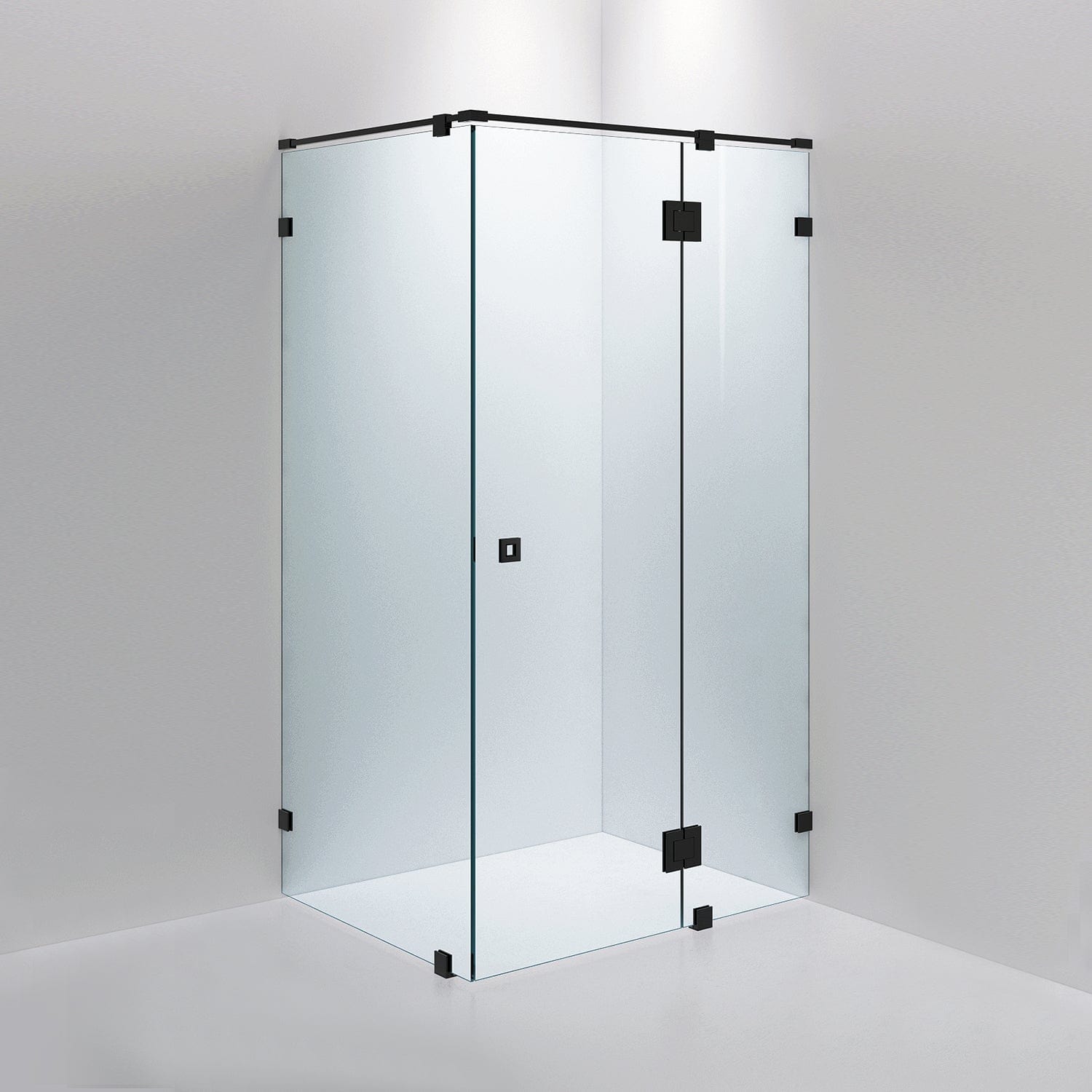 INR Dusjhjørne ARC 15 Måltilpasset Svart matt / Måltilpasset / Timeless klart glass INR Iconic Nordic Rooms Dusjhjørne INR-11511100