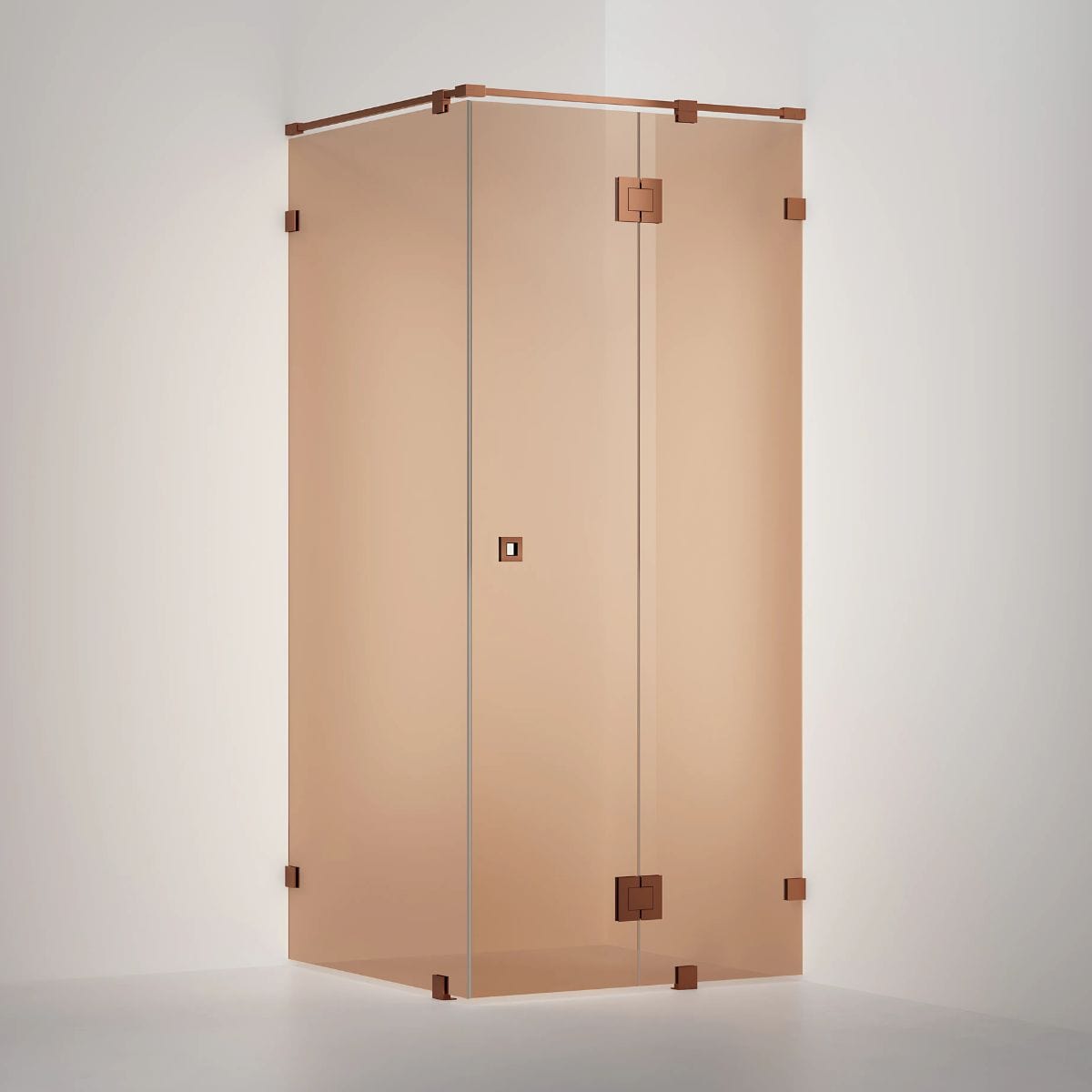 INR Dusjhjørne ARC 15 Original Måltilpasset Brushed bronze / Måltilpasset / Bronse glass INR Iconic Nordic Rooms Dusjhjørne INR-11542600