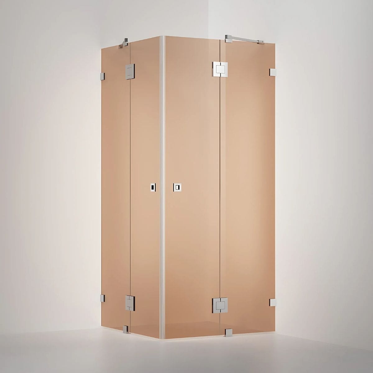 INR Dusjhjørne ARC 16 Original Måltilpasset Krom / Måltilpasset / Bronse glass INR Iconic Nordic Rooms Dusjhjørne INR-11642500