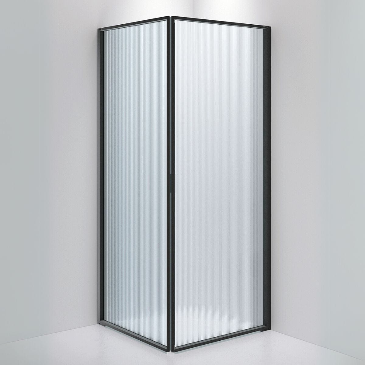 INR Dusjhjørne EDGE 12 900x900 mm / Matt svart / Sway glass INR Iconic Nordic Rooms Dusjhjørne INR-212041199