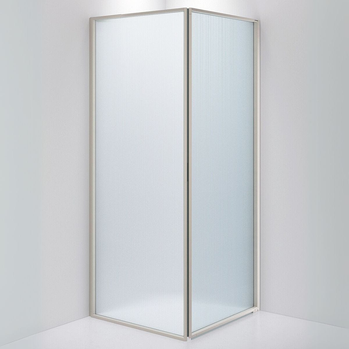 INR Dusjhjørne EDGE 13 Måltlpasset - høyre / Stone / Sway glass INR Iconic Nordic Rooms Dusjhjørne INR-213241400