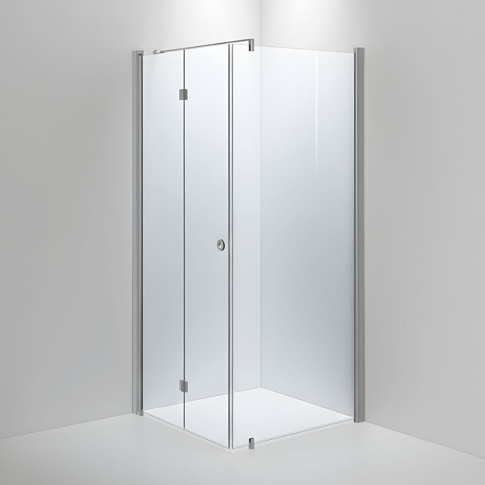 INR Dusjhjørne LINC 13 Flex Måltilpasset Matt aluminium / Måltilpasset - venstre / Klart glass INR Iconic Nordic Rooms Dusjhjørne INR-513302900