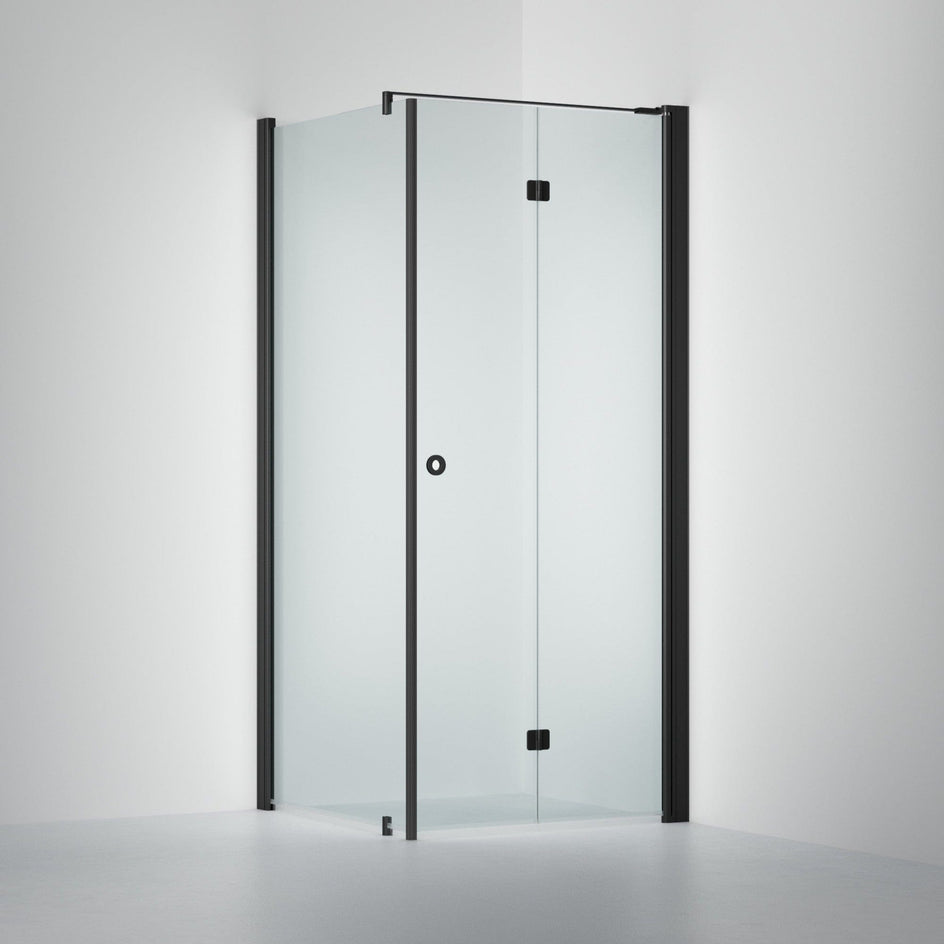 INR Dusjhjørne LINC 13 Flex Original Svart matt / 70x70cm / Høyre hengslet INR Iconic Nordic Rooms Dusjhjørne INR-513402177