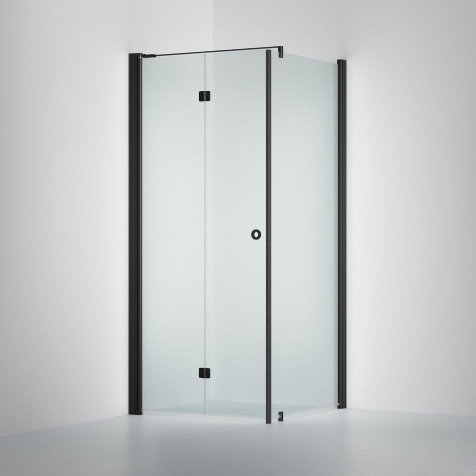 INR Dusjhjørne LINC 13 Flex Original Svart matt / 70x70cm / Venstre hengslet INR Iconic Nordic Rooms Dusjhjørne INR-513302177