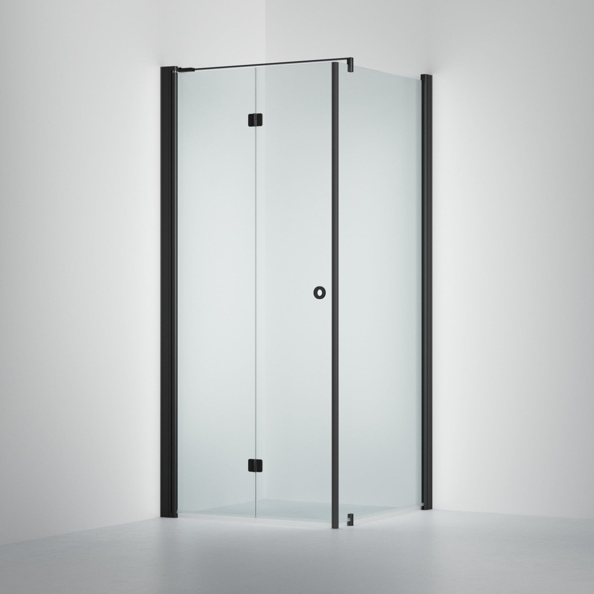 INR Dusjhjørne LINC 13 Flex Original Svart matt / 70x70cm / Venstre hengslet INR Iconic Nordic Rooms Dusjhjørne INR-513302177