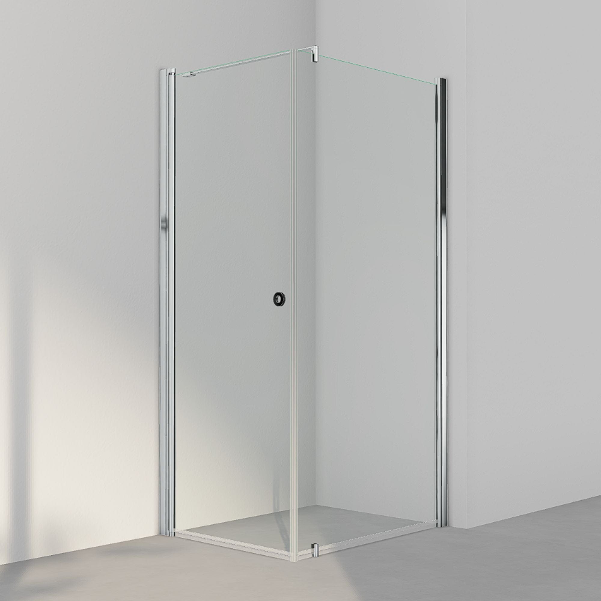 INR Dusjhjørne LINC 13 Original Krom / 80x100cm / Klart glass INR Iconic Nordic Rooms Dusjhjørne INR-51302381