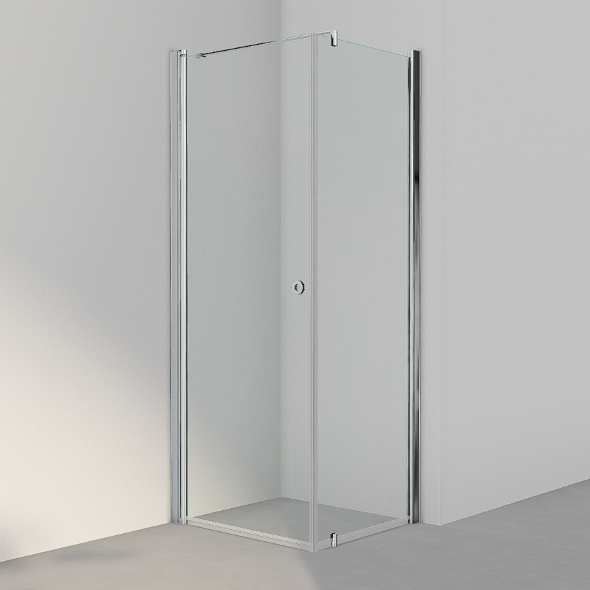 INR Dusjhjørne LINC 13 Original Krom / 80x70cm / Klart glass INR Iconic Nordic Rooms Dusjhjørne INR-51302387