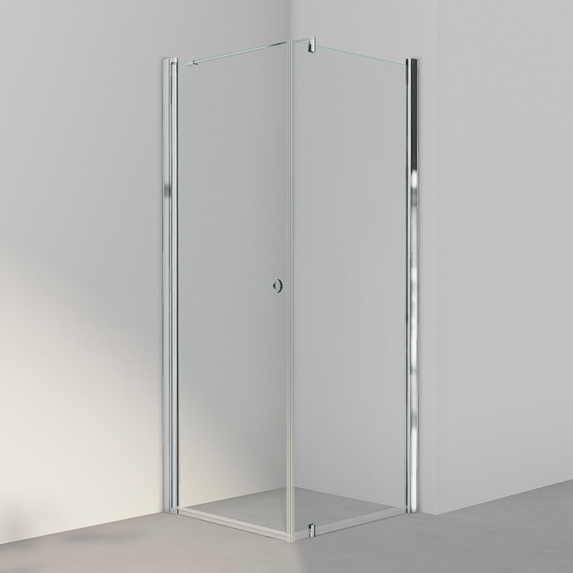 INR Dusjhjørne LINC 13 Original Krom / 80x80cm / Klart glass INR Iconic Nordic Rooms Dusjhjørne INR-51302388