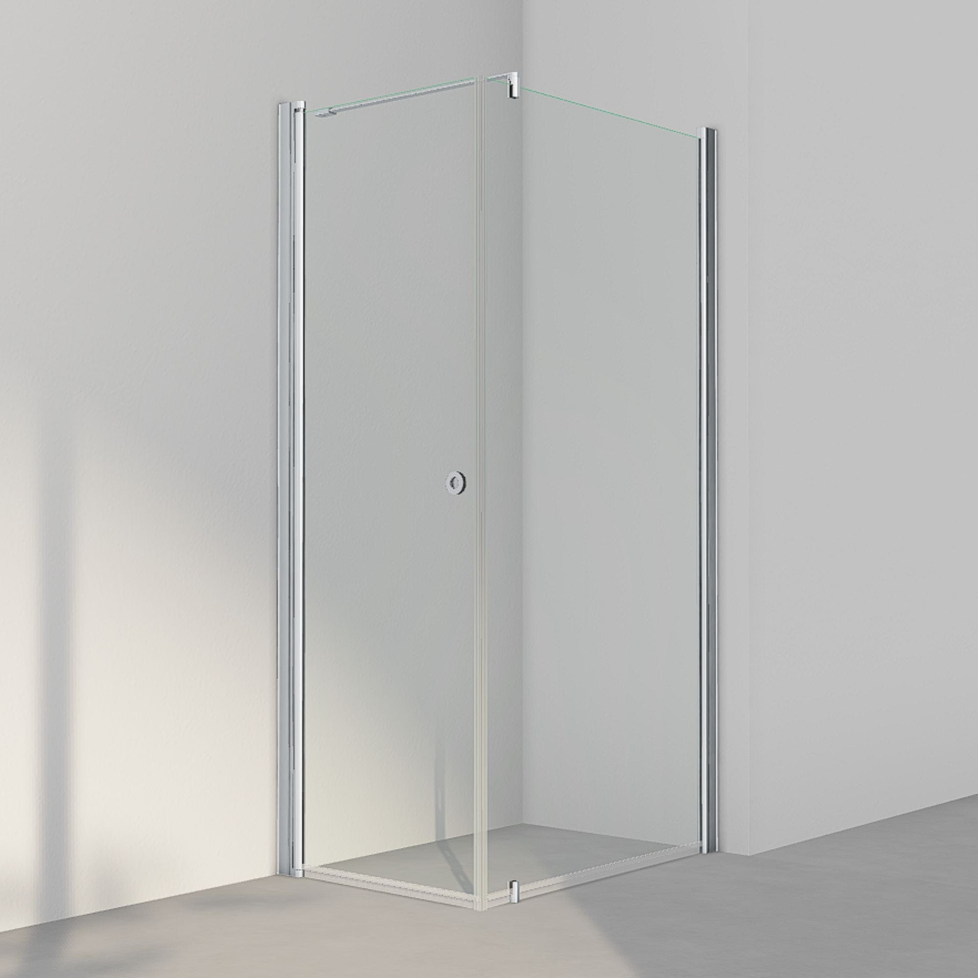 INR Dusjhjørne LINC 13 Original Matt aluminium / 70x100cm / Klart glass INR Iconic Nordic Rooms Dusjhjørne INR-51302971