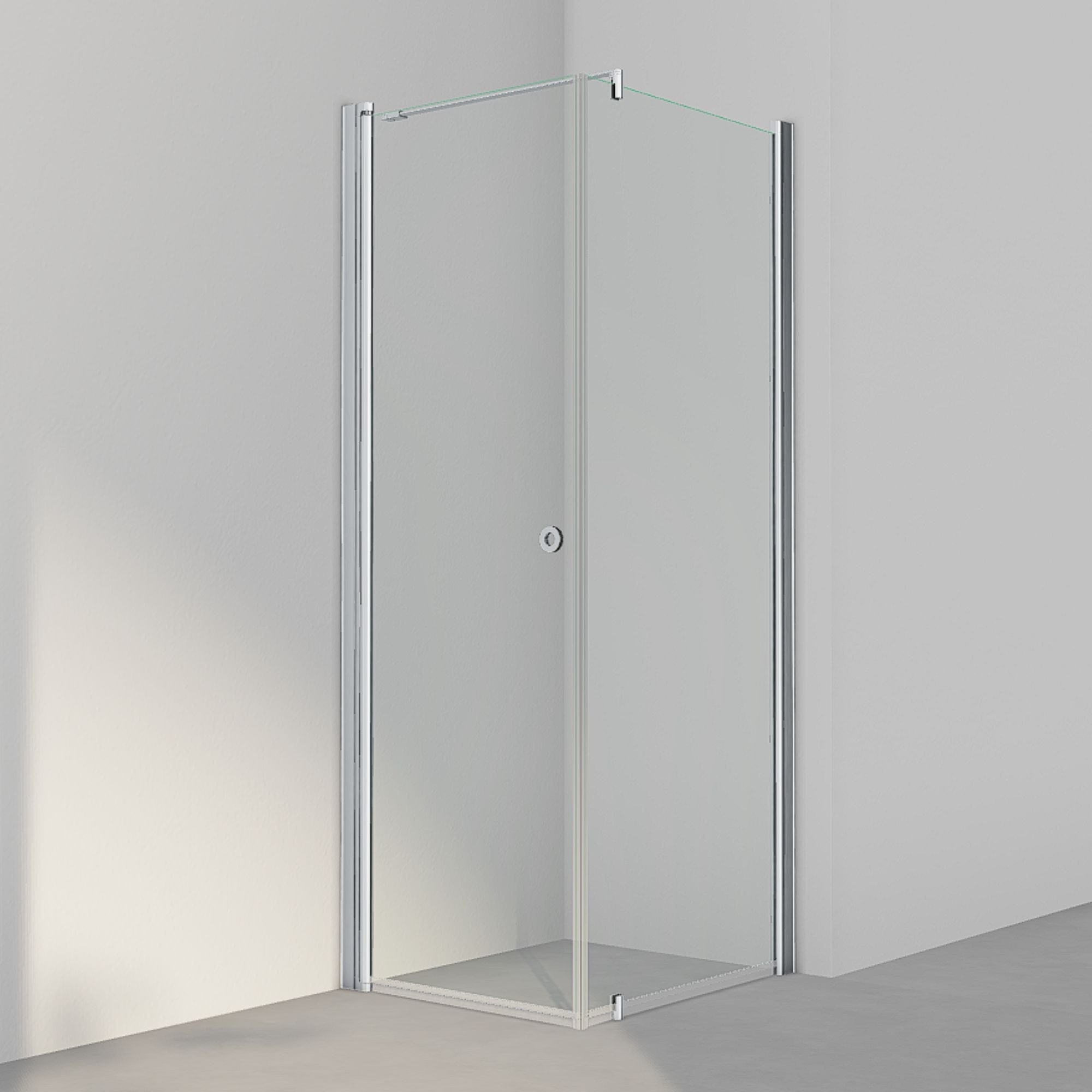 INR Dusjhjørne LINC 13 Original Matt aluminium / 70x80cm / Klart glass INR Iconic Nordic Rooms Dusjhjørne INR-51302978