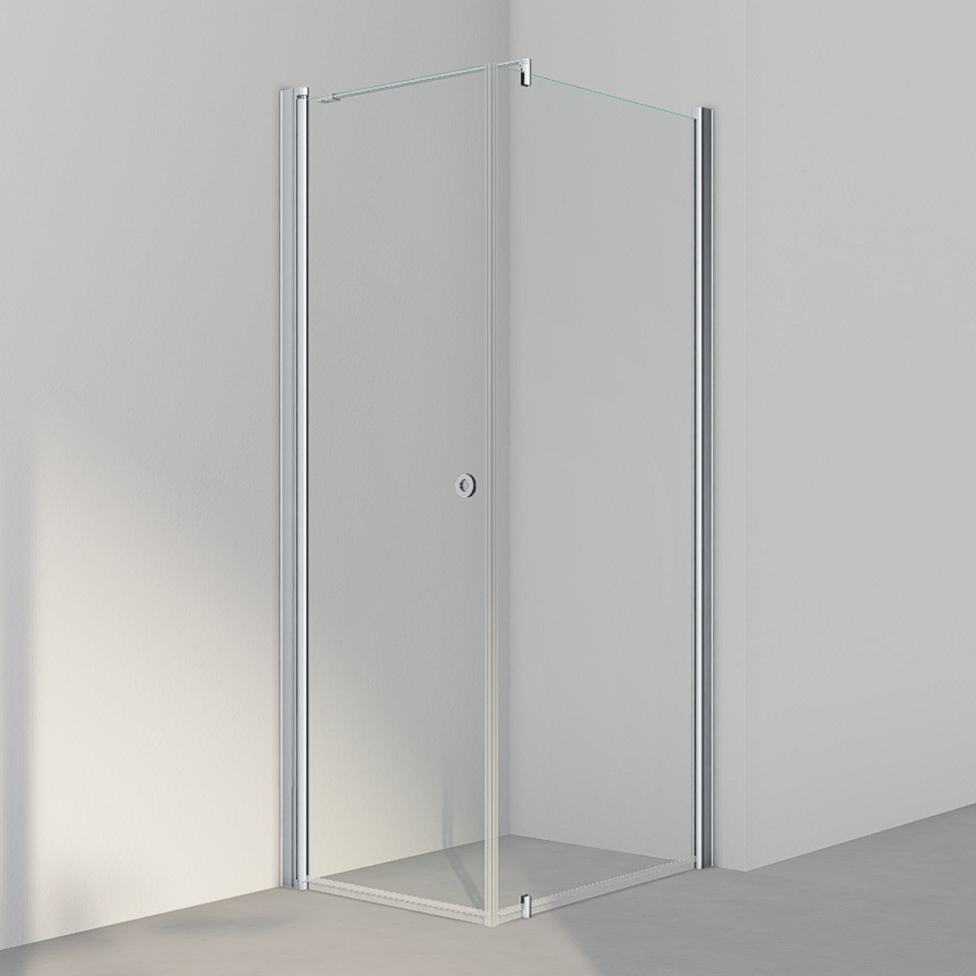 INR Dusjhjørne LINC 13 Original Matt aluminium / 70x90cm / Klart glass INR Iconic Nordic Rooms Dusjhjørne INR-51302979