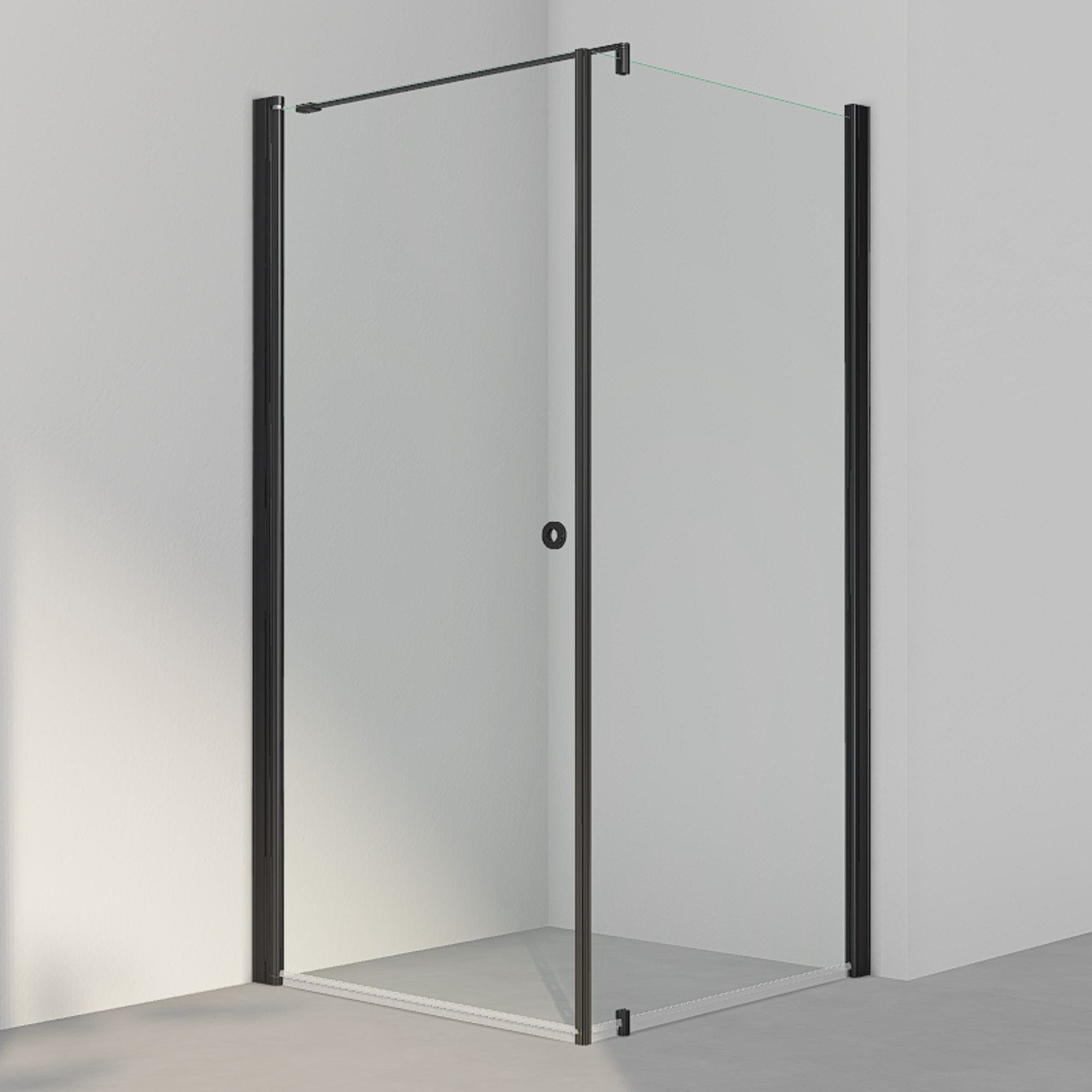 INR Dusjhjørne LINC 13 Original Svart matt / 100x100cm / Klart glass INR Iconic Nordic Rooms Dusjhjørne INR-51302111