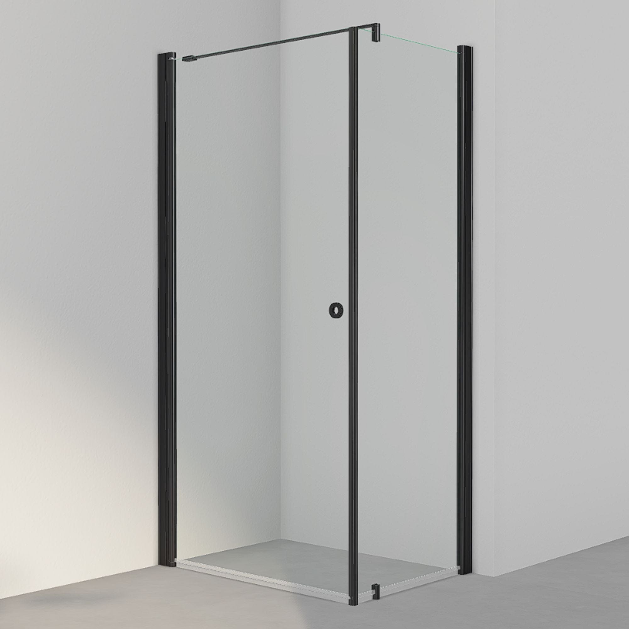 INR Dusjhjørne LINC 13 Original Svart matt / 100x70cm / Klart glass INR Iconic Nordic Rooms Dusjhjørne INR-51302117