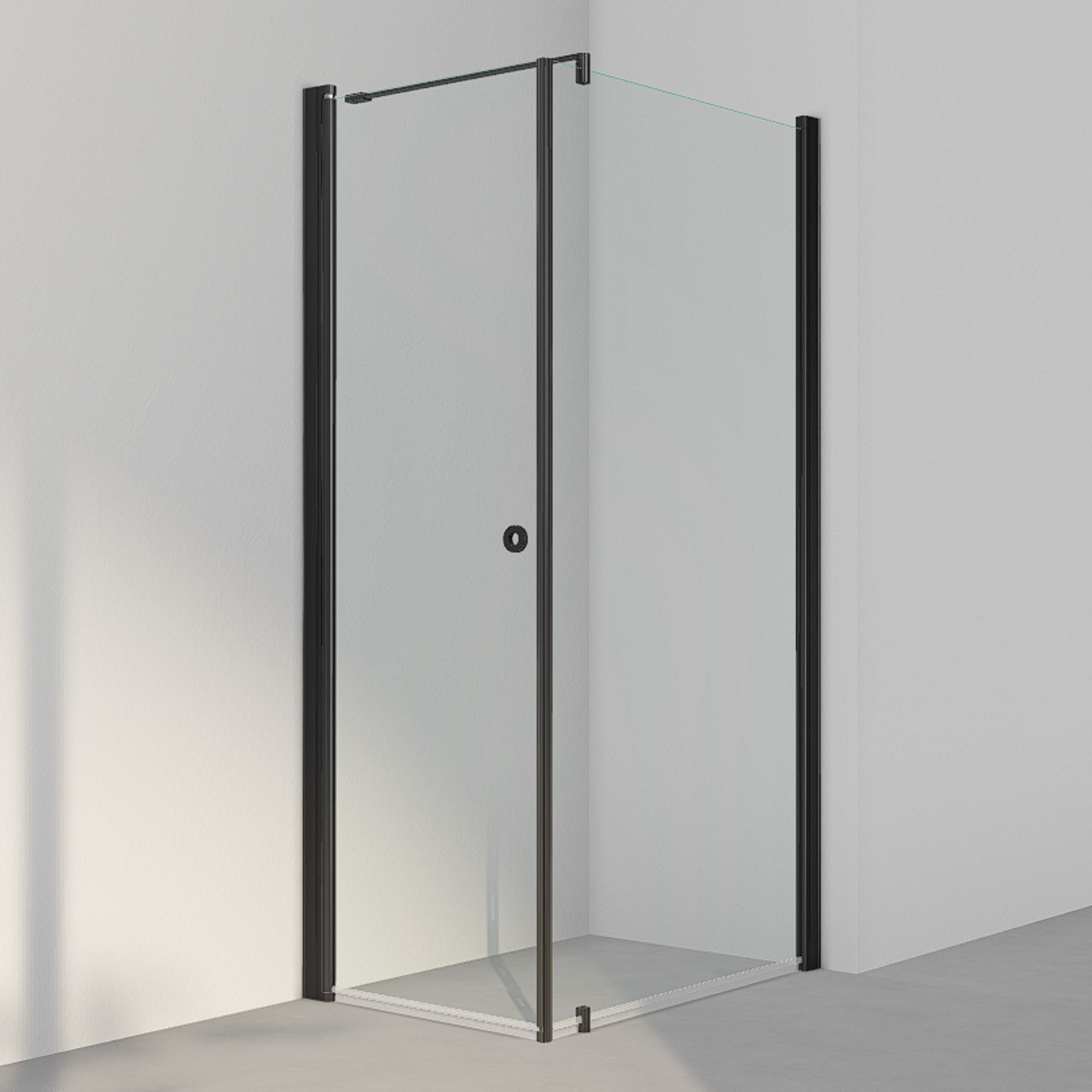 INR Dusjhjørne LINC 13 Original Svart matt / 70x100cm / Klart glass INR Iconic Nordic Rooms Dusjhjørne INR-51302171