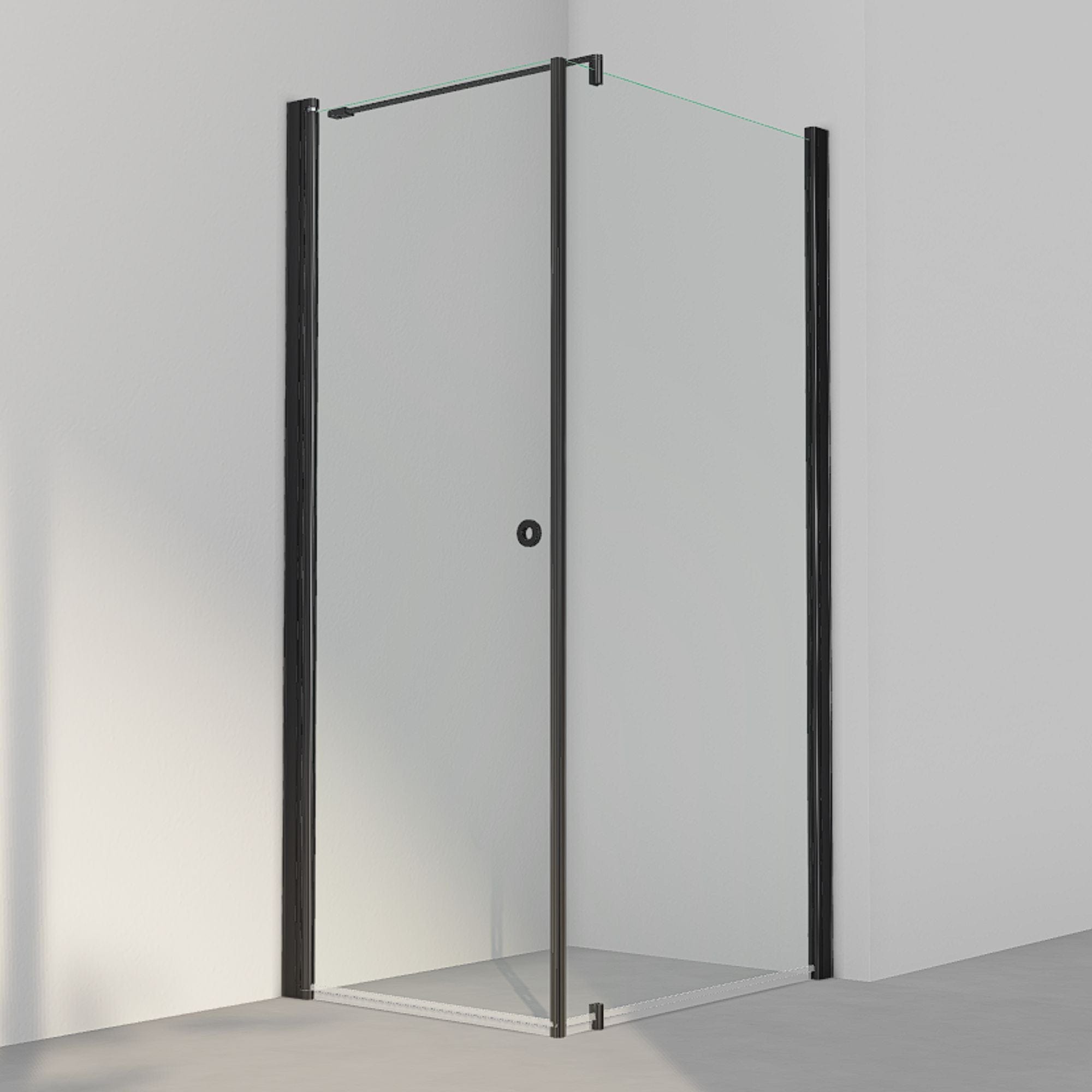 INR Dusjhjørne LINC 13 Original Svart matt / 80x100cm / Klart glass INR Iconic Nordic Rooms Dusjhjørne INR-51302181