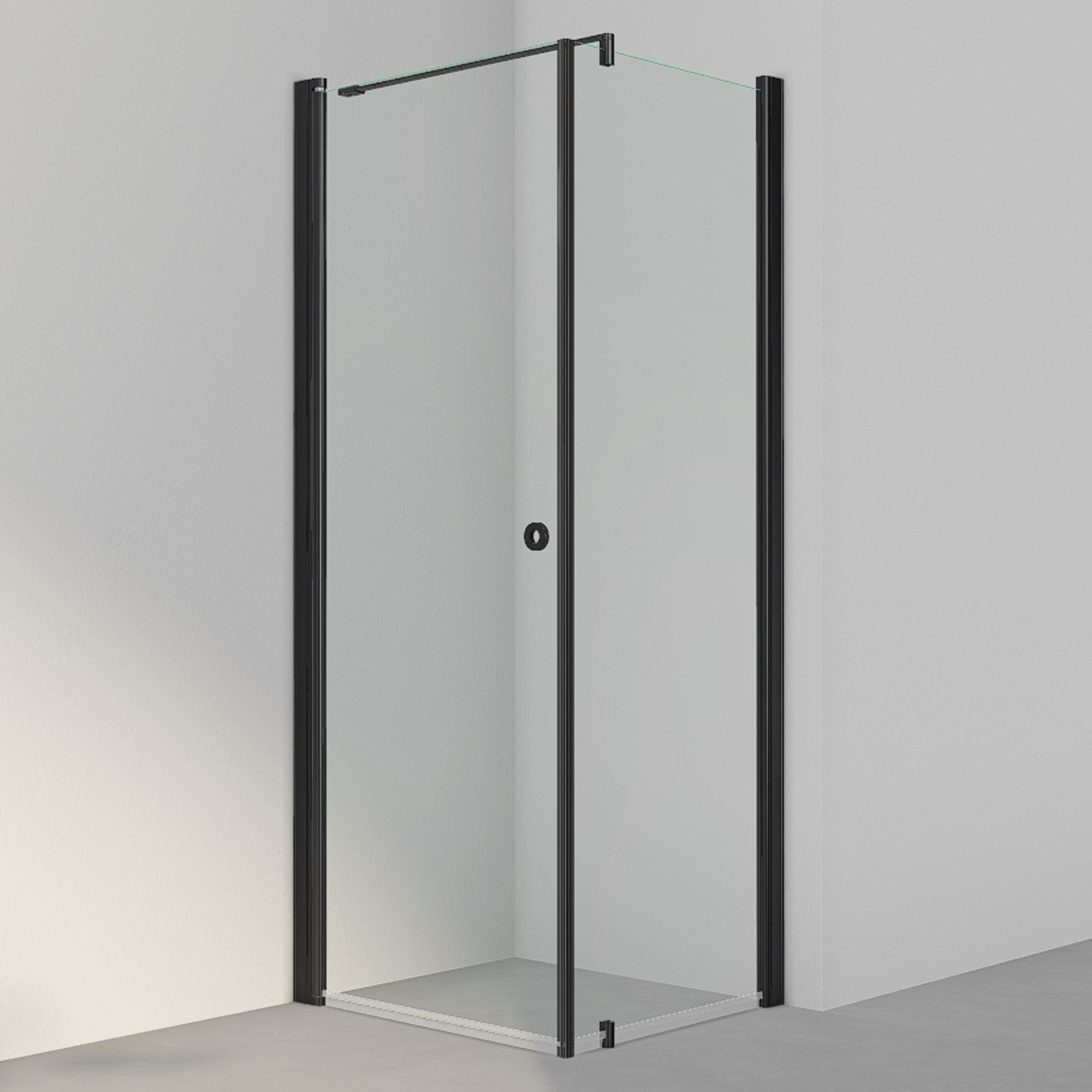 INR Dusjhjørne LINC 13 Original Svart matt / 80x70cm / Klart glass INR Iconic Nordic Rooms Dusjhjørne INR-51302187