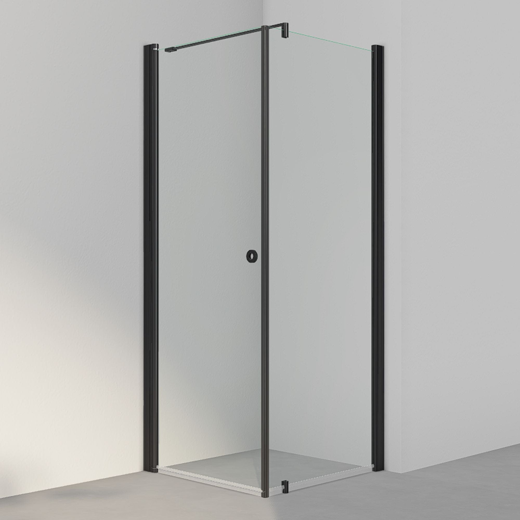 INR Dusjhjørne LINC 13 Original Svart matt / 80x80cm / Klart glass INR Iconic Nordic Rooms Dusjhjørne INR-51302188