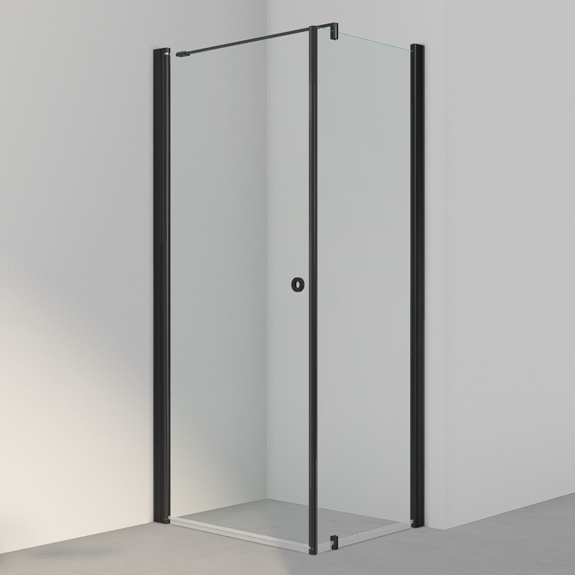 INR Dusjhjørne LINC 13 Original Svart matt / 90x70cm / Klart glass INR Iconic Nordic Rooms Dusjhjørne INR-51302197