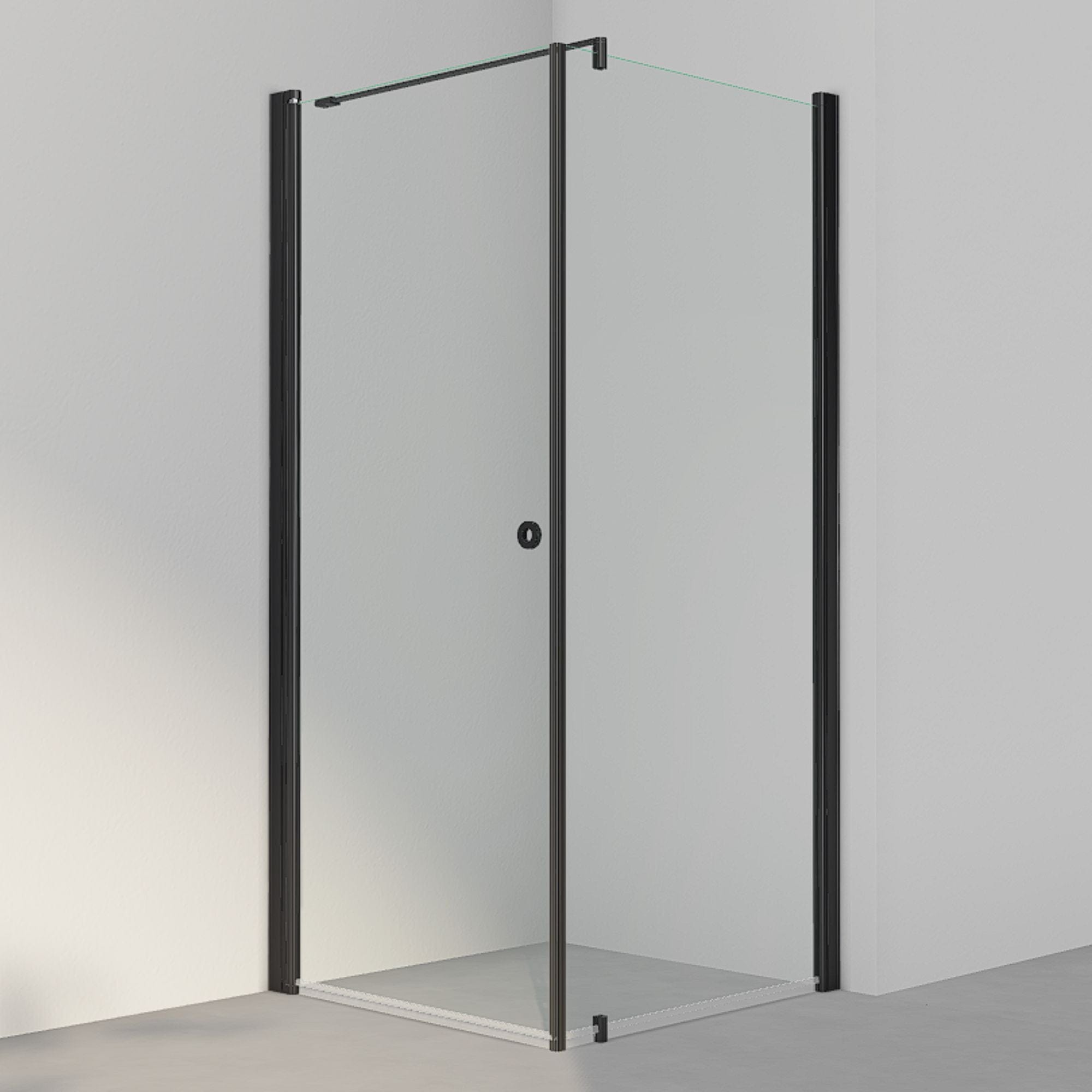 INR Dusjhjørne LINC 13 Original Svart matt / 90x90cm / Klart glass INR Iconic Nordic Rooms Dusjhjørne INR-51302199