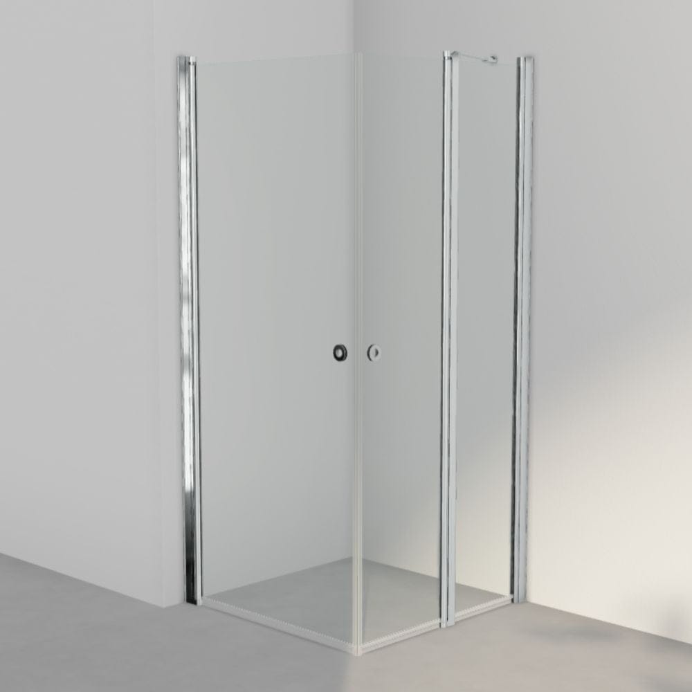 INR Dusjhjørne LINC 14 Original Måltilpasset Krom / Måltilpasset - venstre / Klart glass INR Iconic Nordic Rooms Dusjhjørne INR-514102300