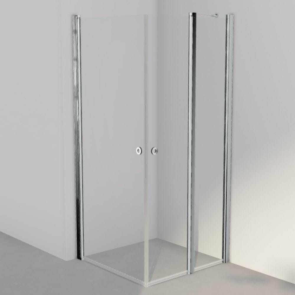 INR Dusjhjørne LINC 14 Original Måltilpasset Krom / Måltilpasset - venstre / Timeless klart glass INR Iconic Nordic Rooms Dusjhjørne INR-514111300