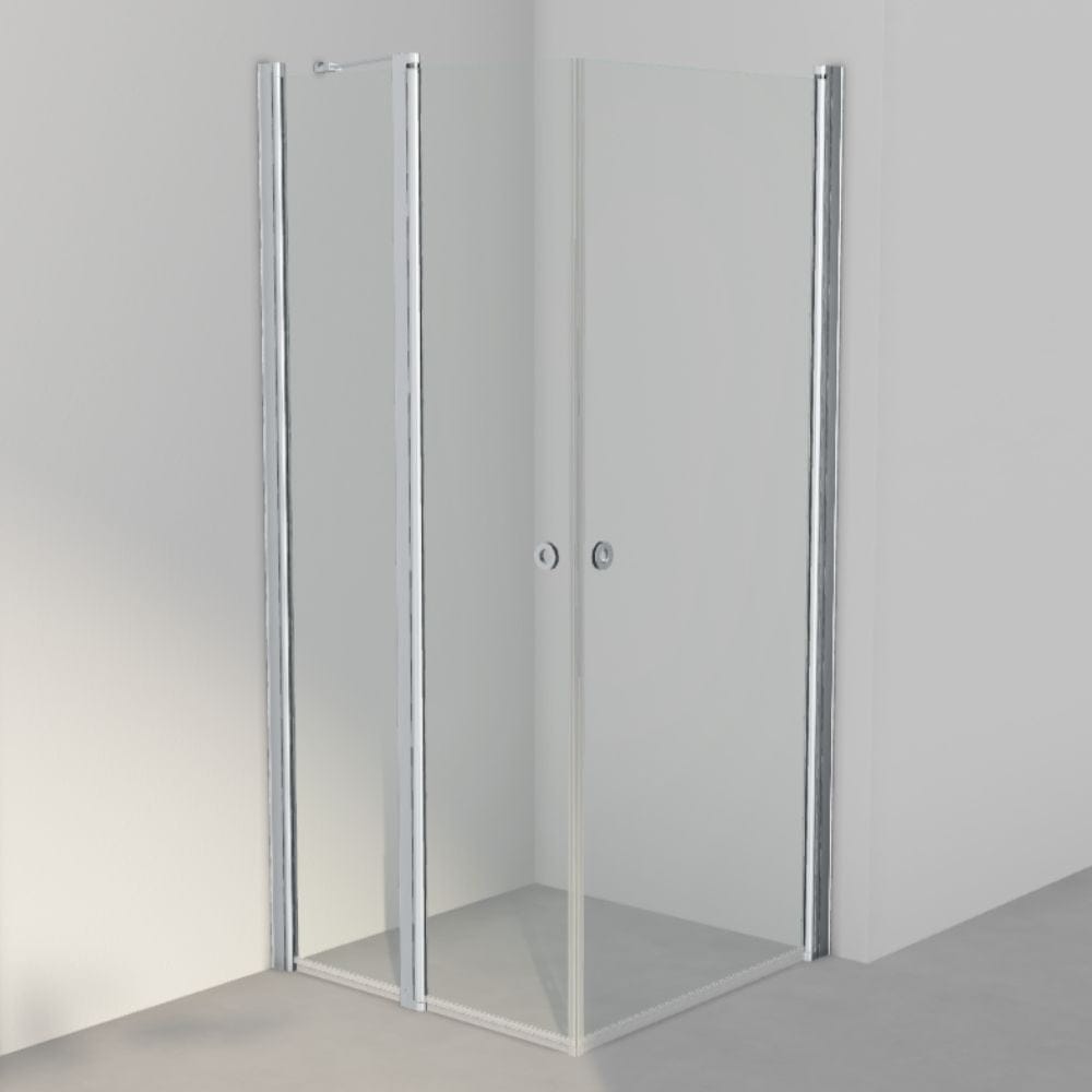 INR Dusjhjørne LINC 14 Original Måltilpasset Matt aluminium / Måltilpasset - høyre / Timeless klart glass INR Iconic Nordic Rooms Dusjhjørne INR-514211900