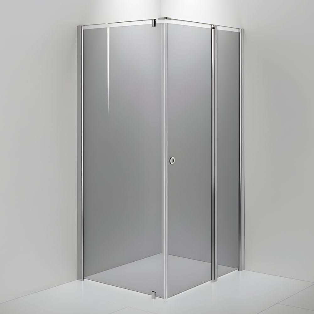 INR Dusjhjørne LINC 15 Original Måltilpasset Krom / Måltilpasset - høyre / Grått glass INR Iconic Nordic Rooms Dusjhjørne INR-515203300