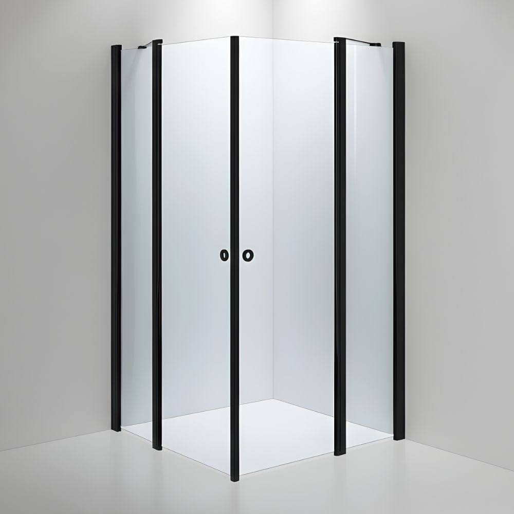 INR Dusjhjørne LINC 16 Original Måltilpasset Svart matt / Måltilpasset / Klart glass INR Iconic Nordic Rooms Dusjhjørne INR-51602100