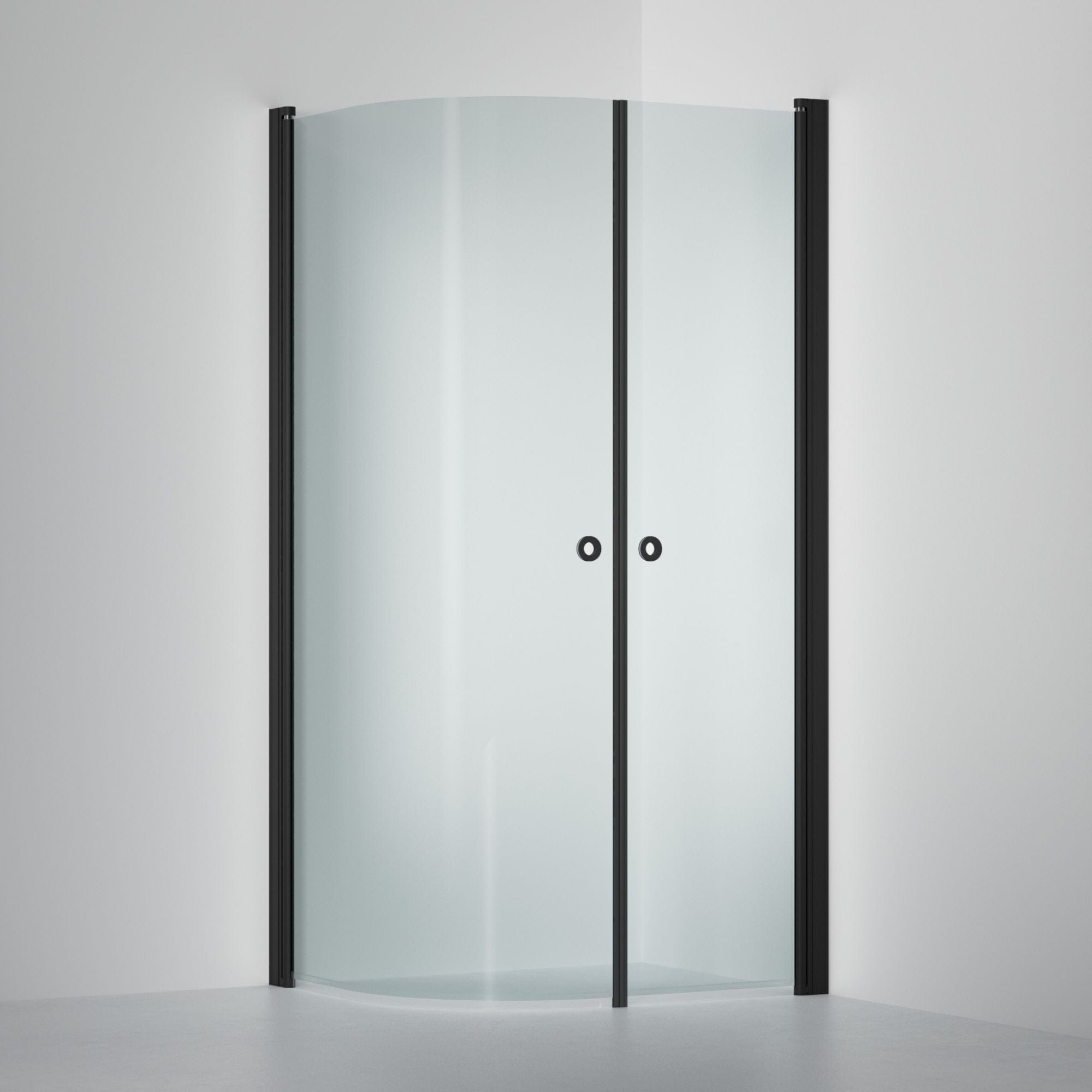 INR Dusjhjørne LINC 55 Original Måltilpasset Svart matt / Måltilpasset / Klart glass INR Iconic Nordic Rooms Dusjhjørne INR-55502180